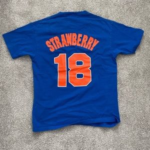 New York Mets Darryl Strawberry Cooperstown Collection Jersey Tee